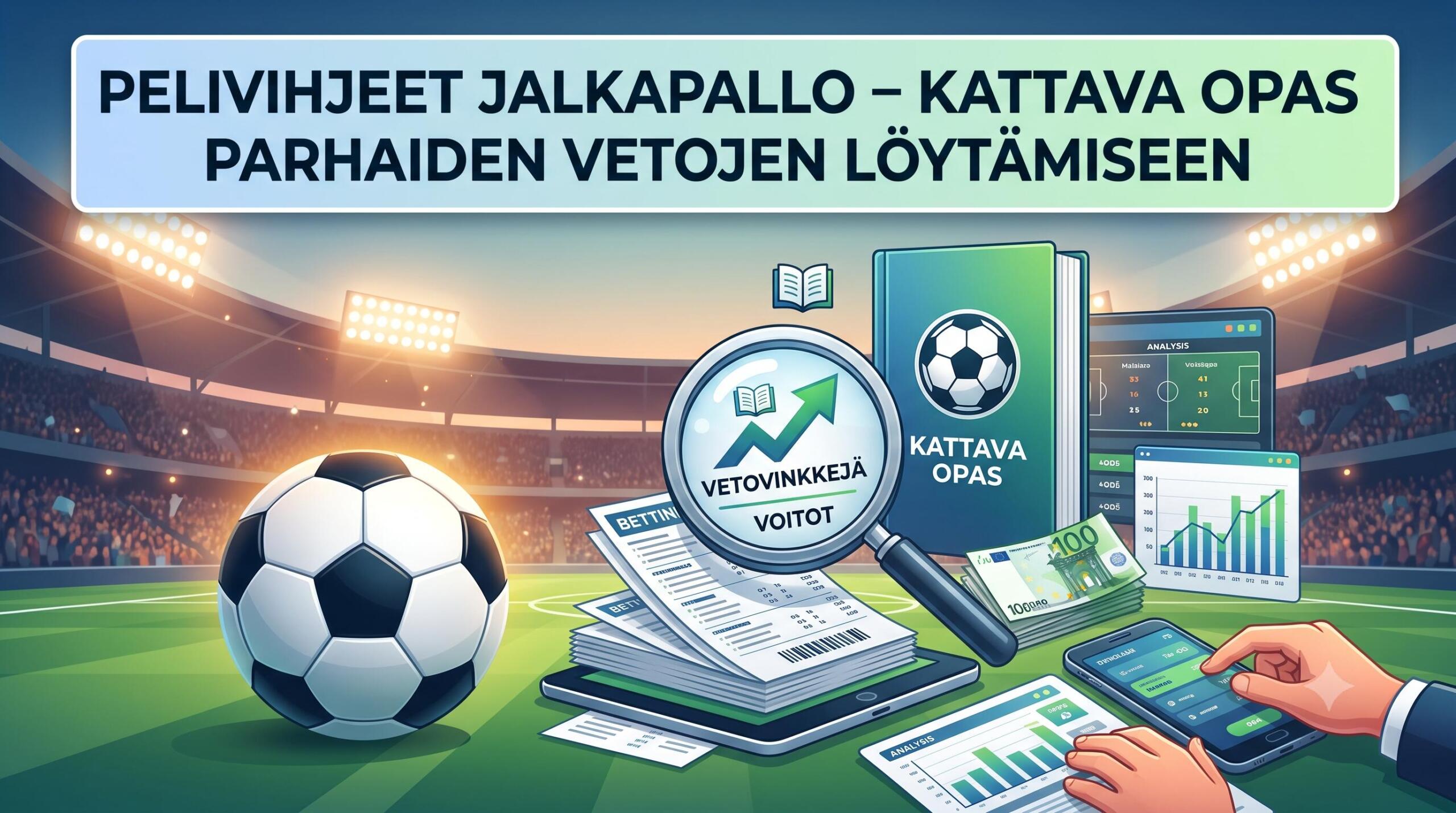 Pelivihjeet jalkapallo – Kattava opas parhaiden vetojen löytämiseen