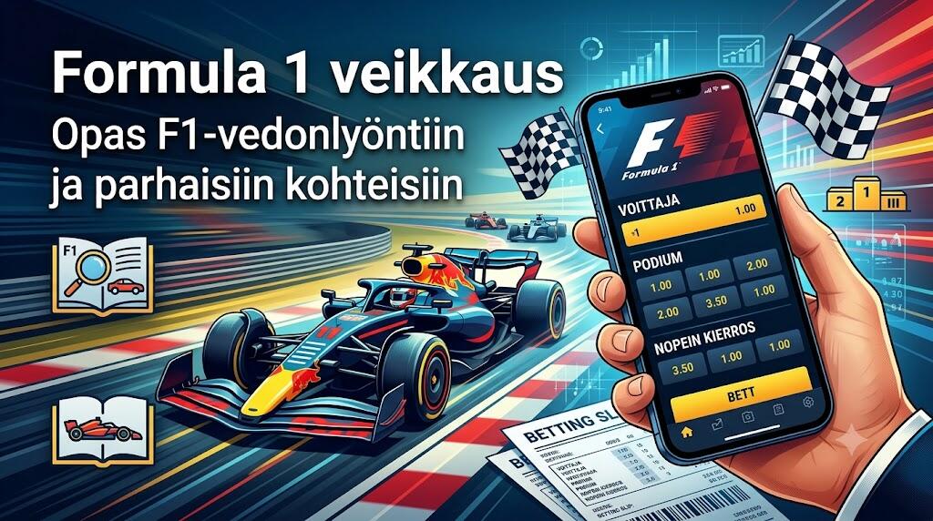 Formula 1 veikkaus – opas F1-vedonlyöntiin ja parhaisiin kohteisiin