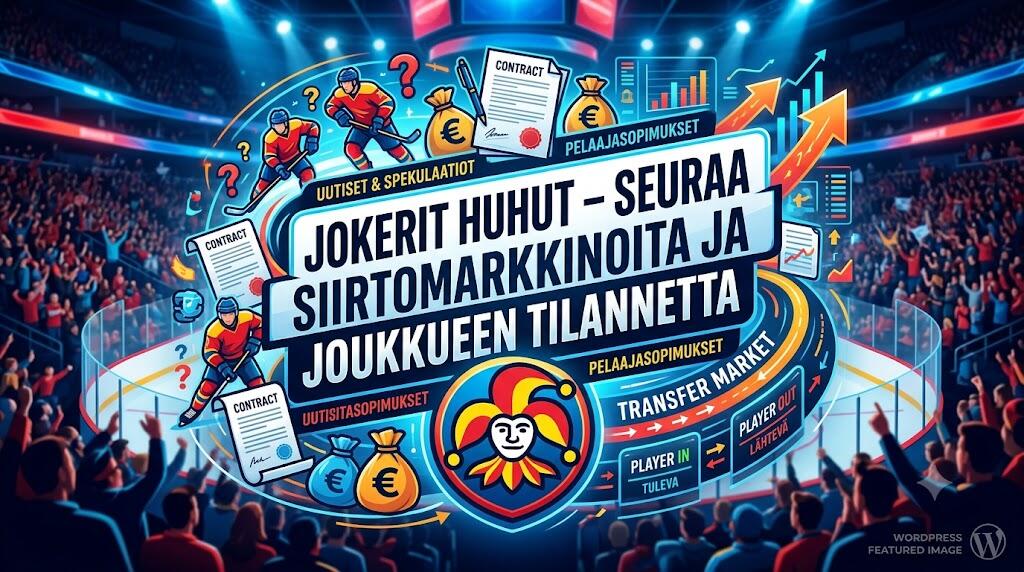 Jokerit Huhut – Seuraa siirtomarkkinoita ja joukkueen tilannetta